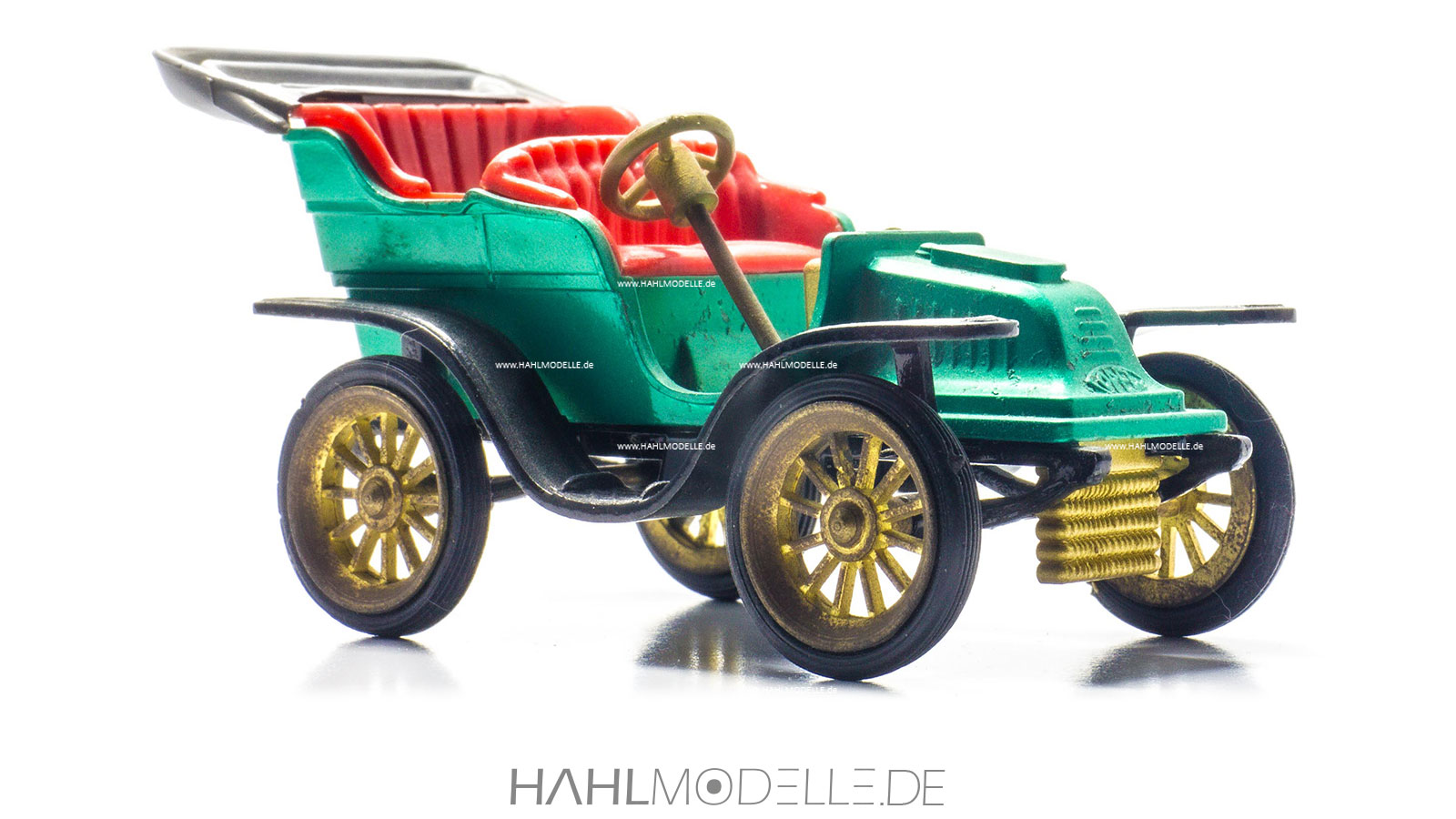 Opel-Motorwagen 9 PS „System Darracq“, Tonneau, grün, Gama, hahlmodelle.de