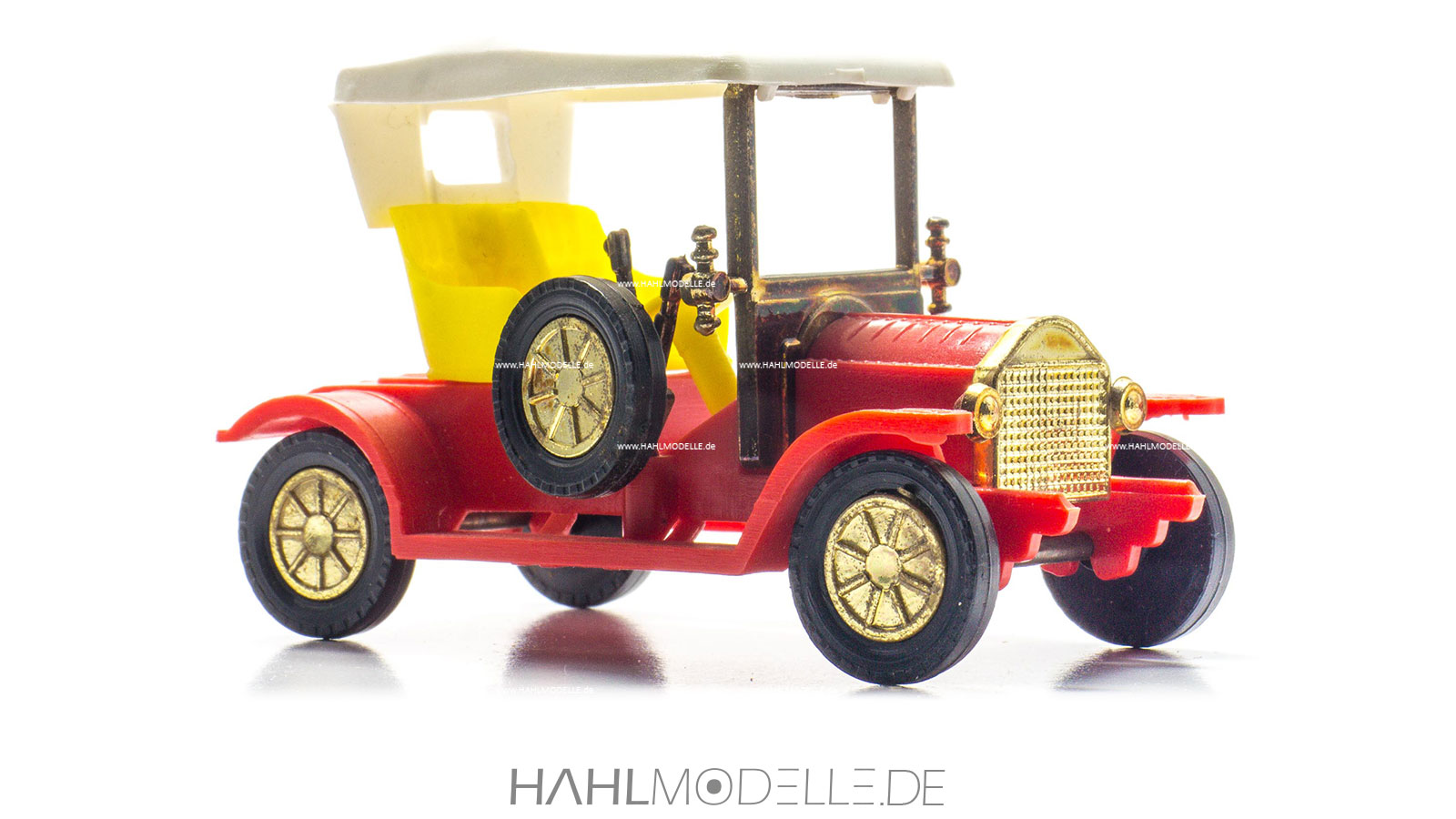 Opel 4/8 PS „Doktorwagen“, Phaeton, rot-weiß, Smĕr, hahlmodelle.de