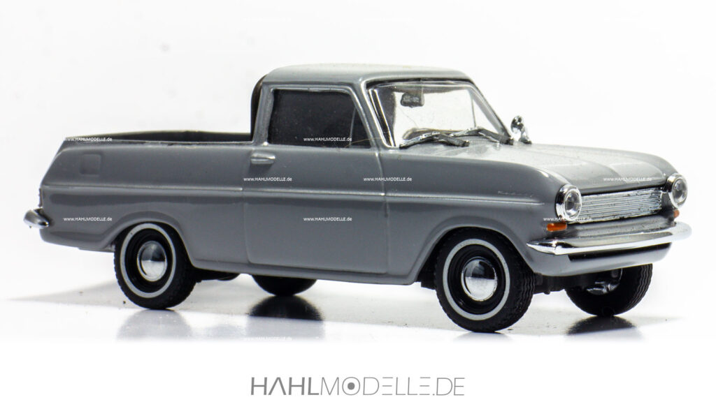 Opel Kadett A, PickUp, grau, Code-3 (Basis Minichamps), hahlmodelle.de