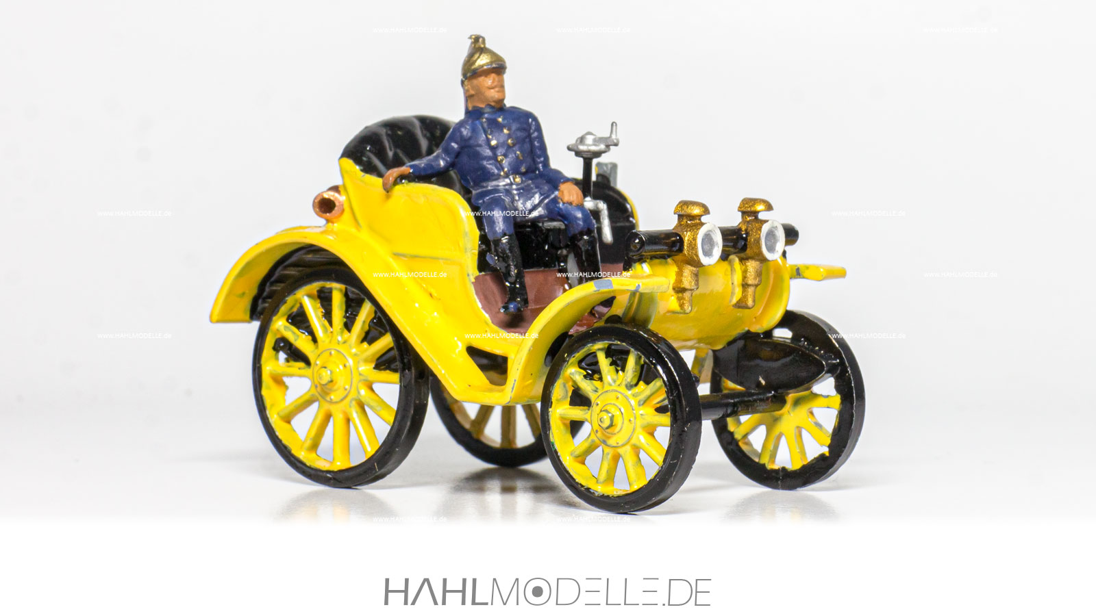 Opel Patentmotorwagen „System Lutzmann“, Zweisitzer, gelb, Fleischmann, hahlmodelle.de