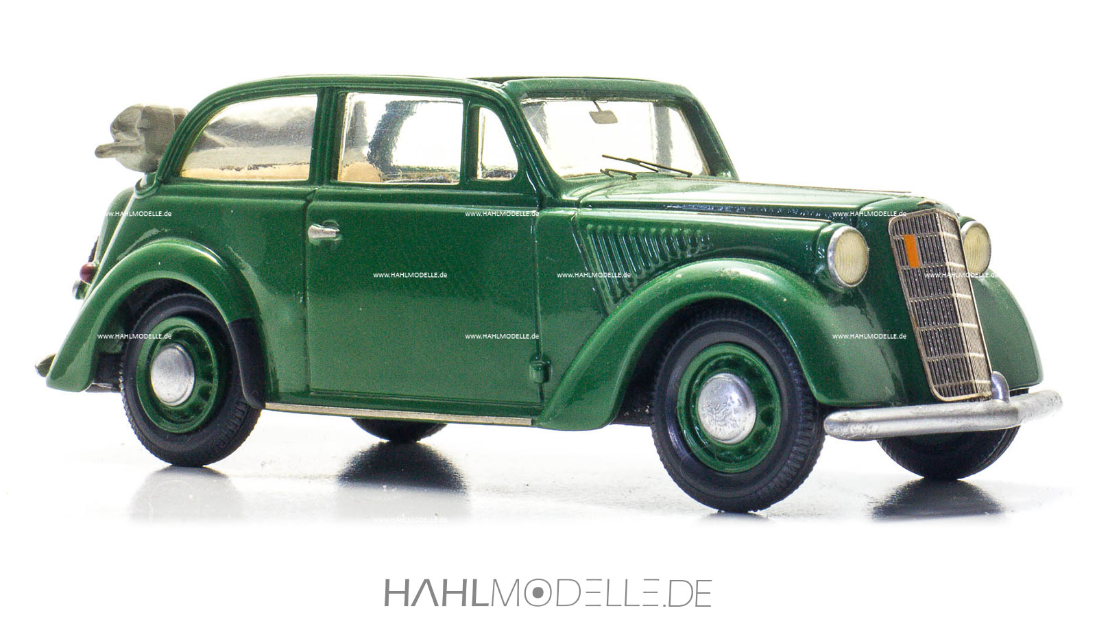 Opel Olympia 1935 Cabrio-Limousine, grün, AAM (Boyer), hahlmodelle.de