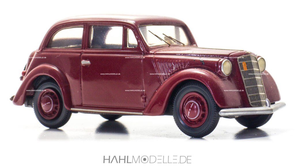 Opel Olympia 1935 Limousine, rot, AAM (Boyer), hahlmodelle.de