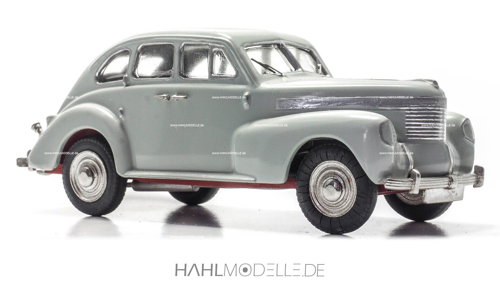 Opel Kapitän 1938 Limousine, grau, Tin Wizard, hahlmodelle.de