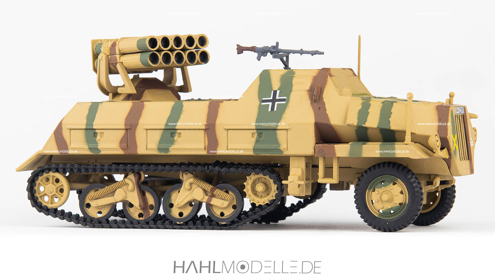 Opel Blitz 3 to Sd.Kfz. 4/1, Panzerwerfer 42, beige-grün-braun, Ixo, hahlmodelle.de