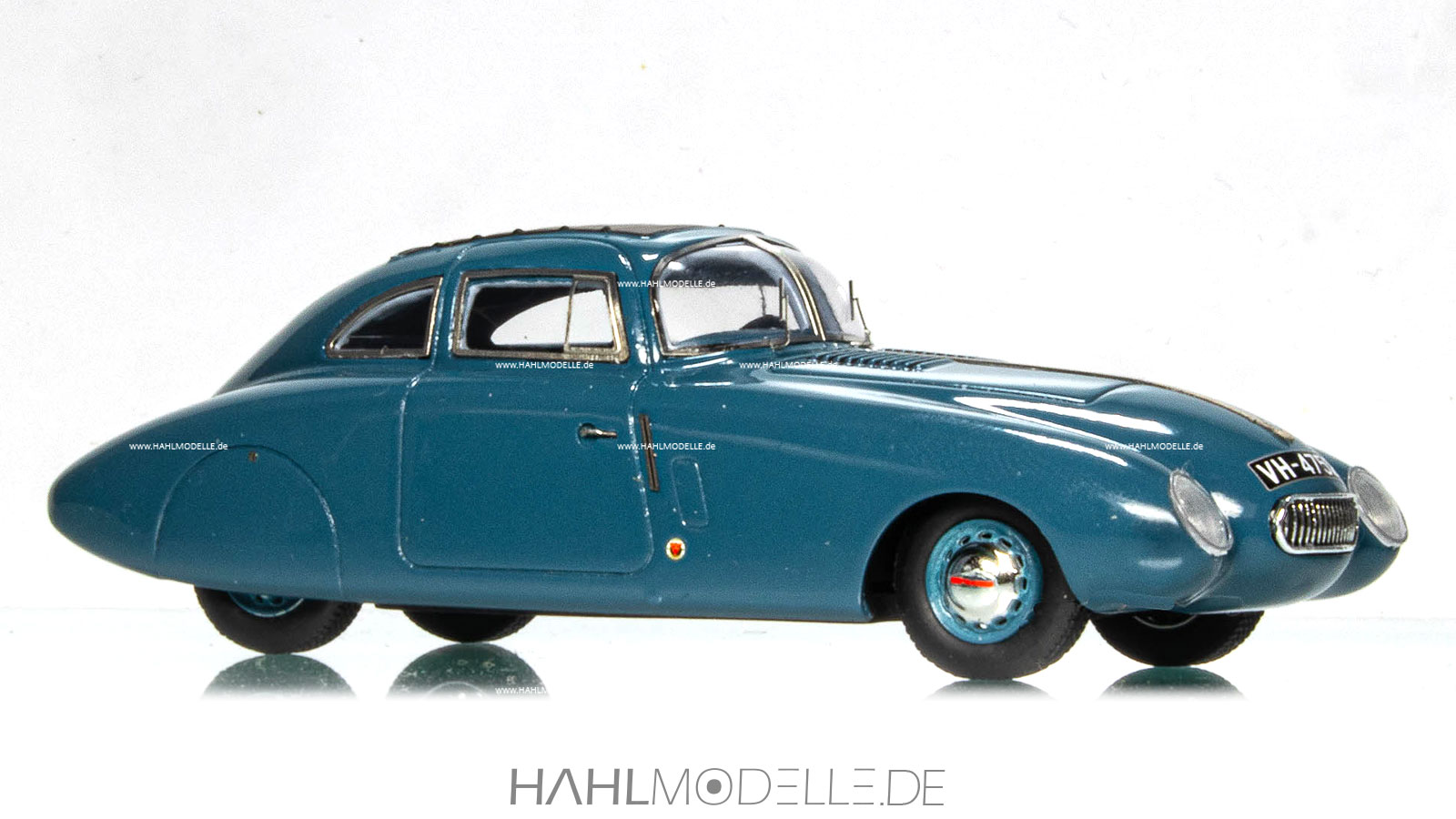 Opel Super 6 Coupé (Dörr & Schreck), blau, Autocult, hahlmodelle.de