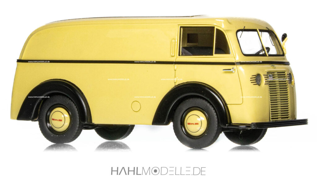 Opel Blitz 1,5-23 COE, Kastenwagen, beige-schwarz, Brausi, hahlmodelle.de