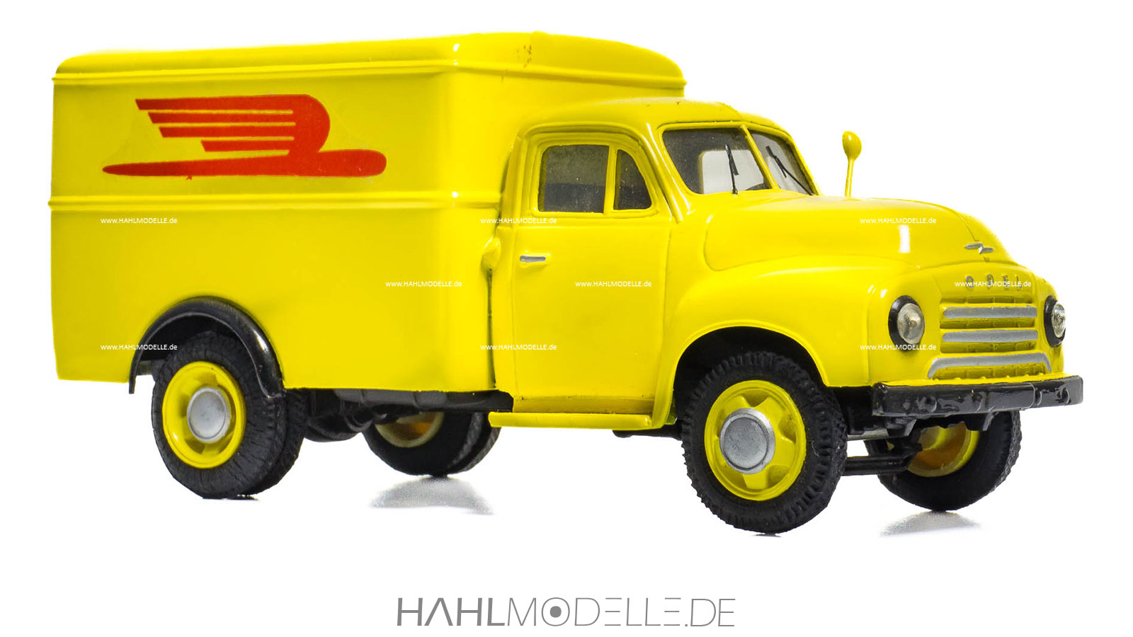 Opel Blitz 1,75 to, Kofferwagen, gelb Vector Models, hahlmodelle.de