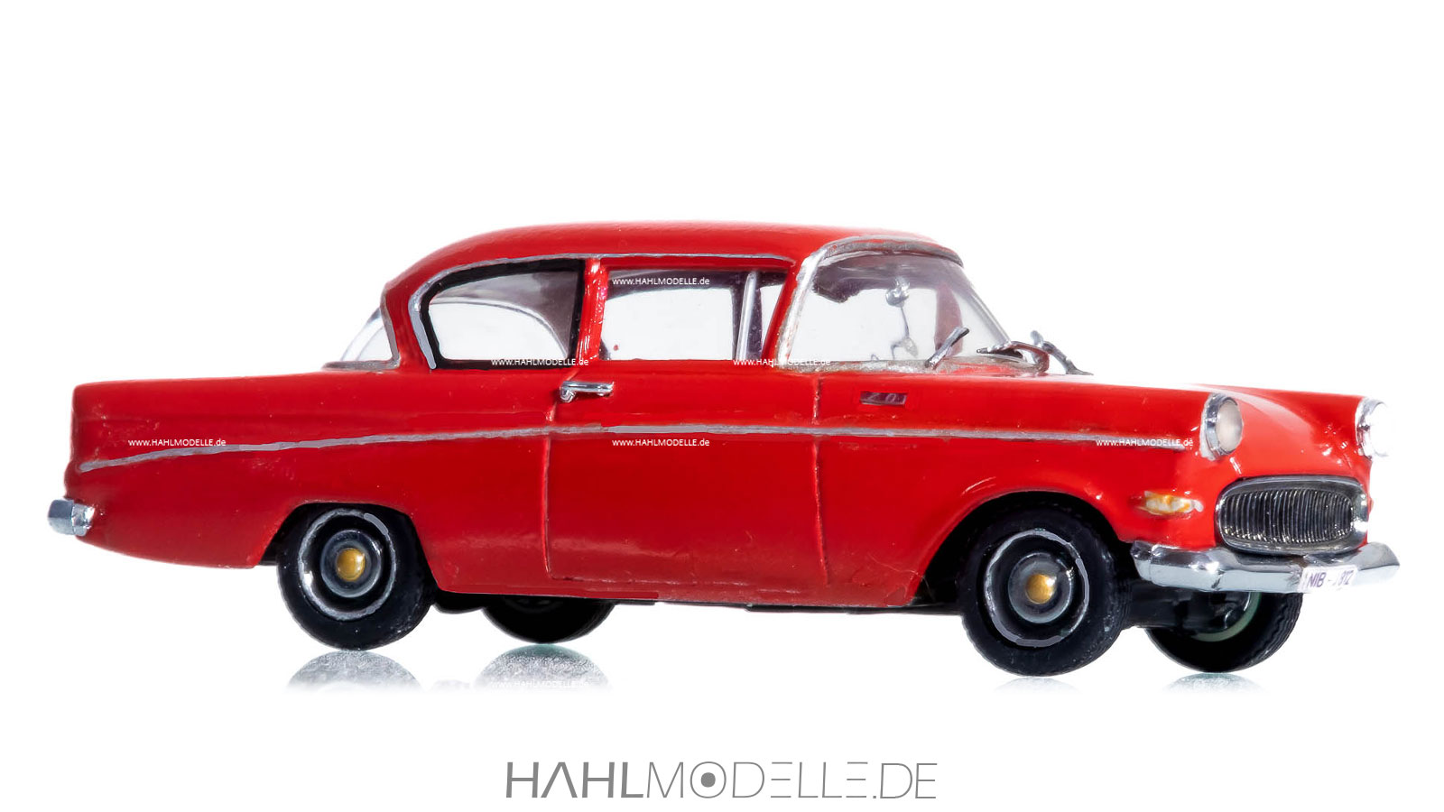 Opel 1200, Limousine, rot, Code-3 (Basis: Ixo), hahlmodelle.de