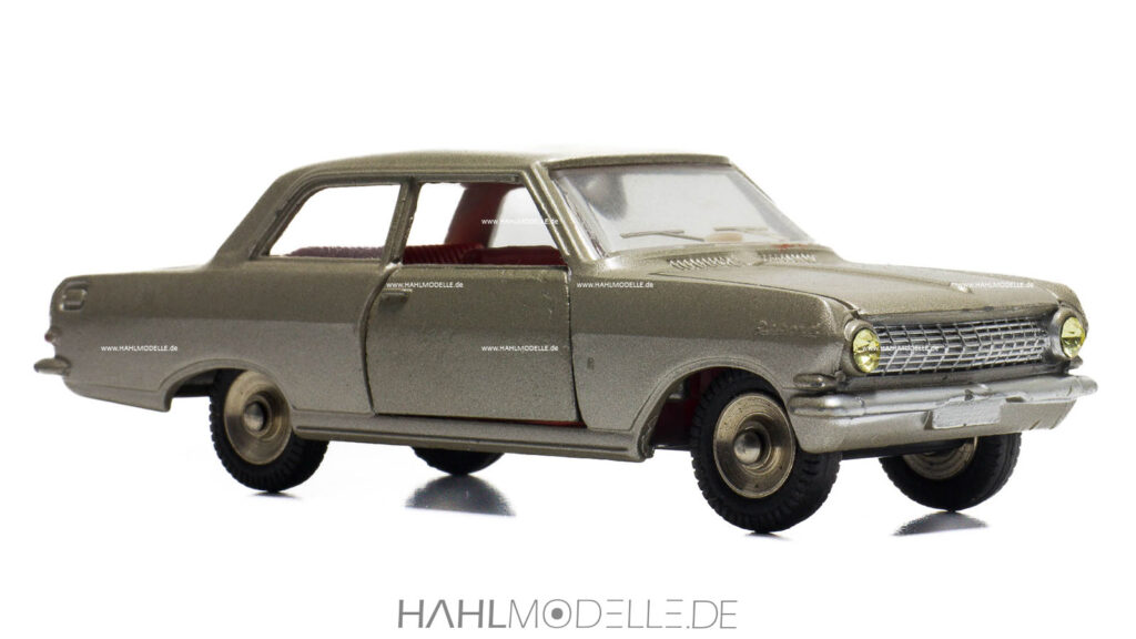 Opel Rekord A, Limousine, silber, Dinky, hahlmodelle.de