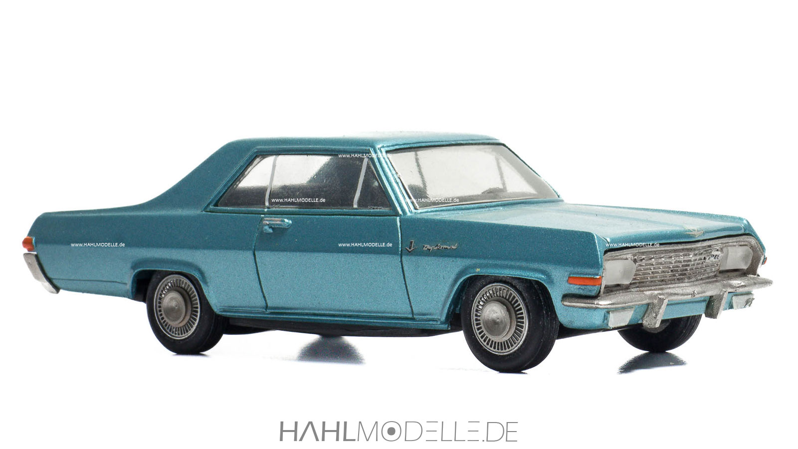 Opel Diplomat A, Coupé, türkis, Swiss Mini, hahlmodelle.de