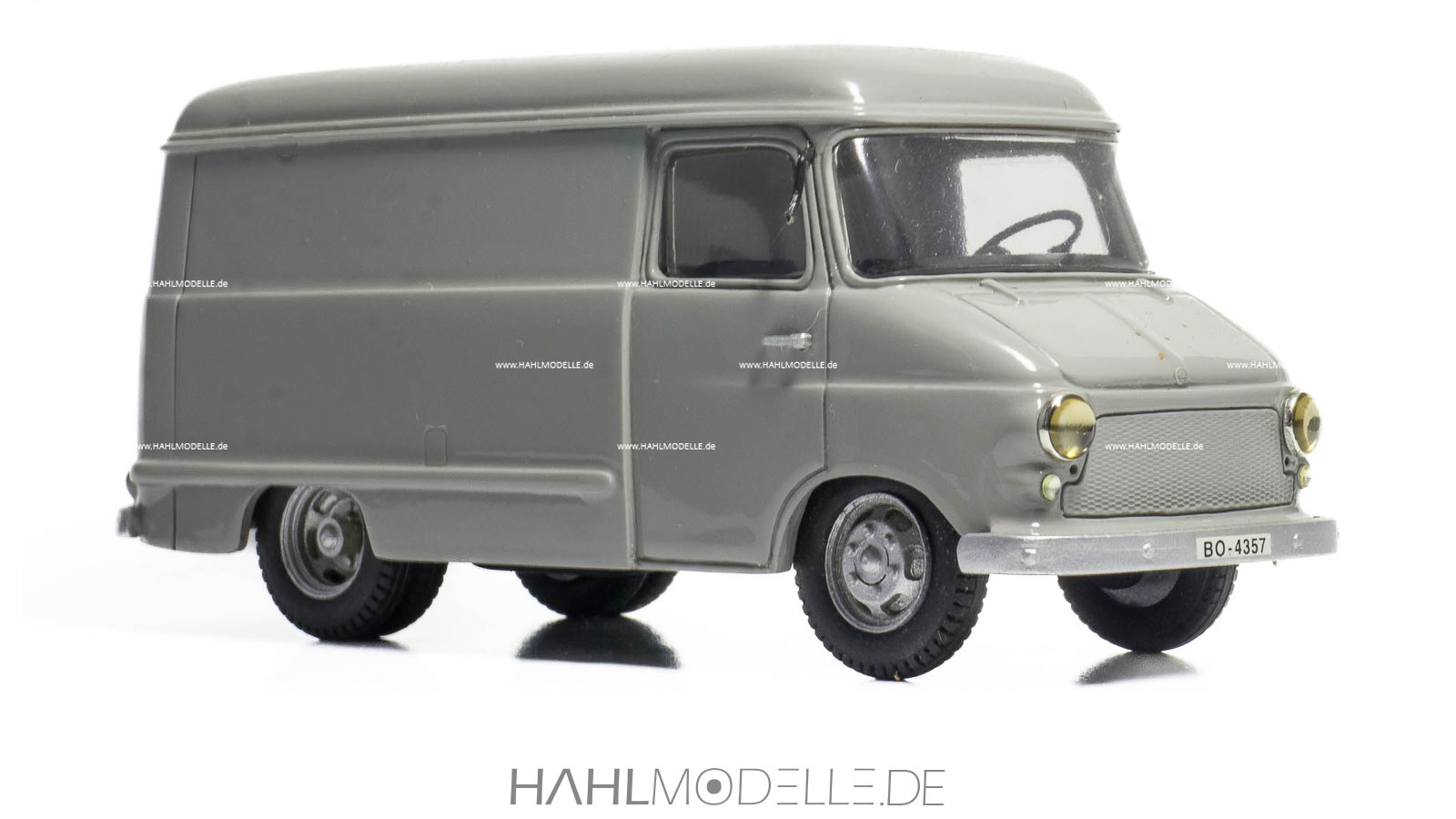 Opel Blitz 1,9 to, Kastenwagen, (Voll), grau, Parade, hahlmodelle.de