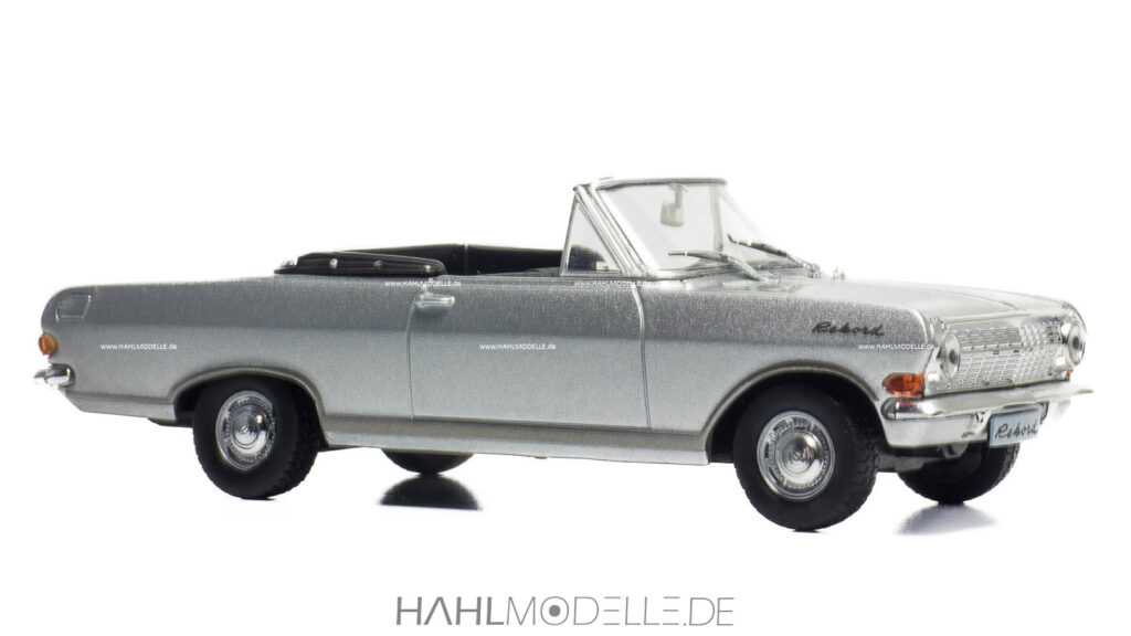 Opel Rekord A, Cabriolet (Autenrieth), silber, Ixo, hahlmodelle.de