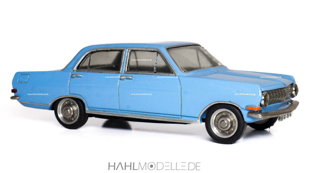 Opel Rekord A, Limousine, blau, Paradcar, hahlmodelle.de