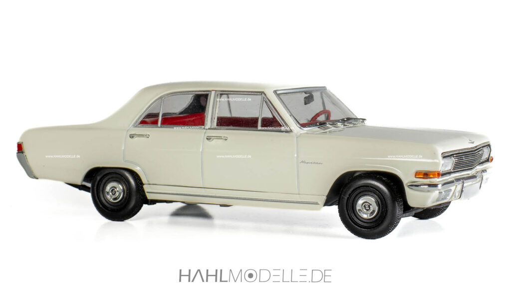 Opel Kapitän A, Limousine, weiß, Minichamps, hahlmodelle.de