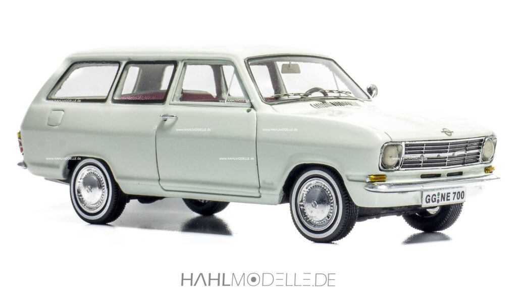 Opel Kadett B, Caravan, Kombi, weiß, Neo Scale Models, hahlmodelle.de