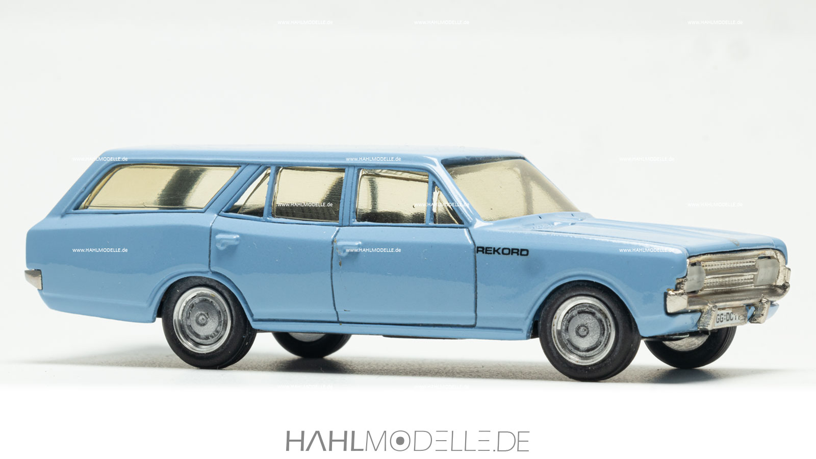 Opel Rekord C Caravan, Kombi, blau, Paradcar, hahlmodelle.de