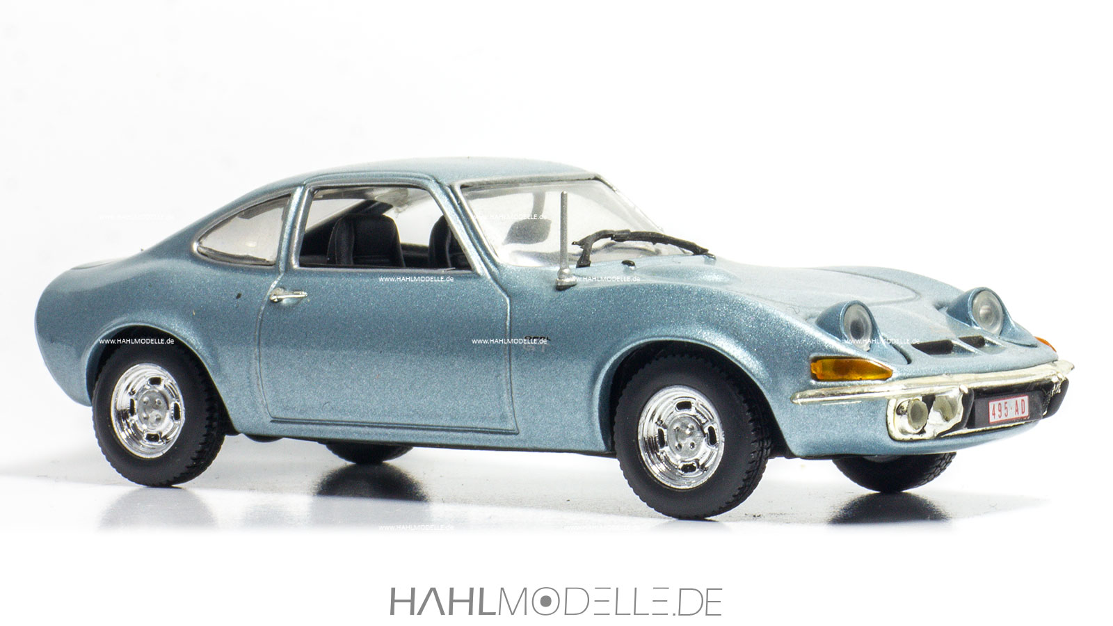 Opel GT, Coupé, blau, Vitesse, hahlmodelle.de