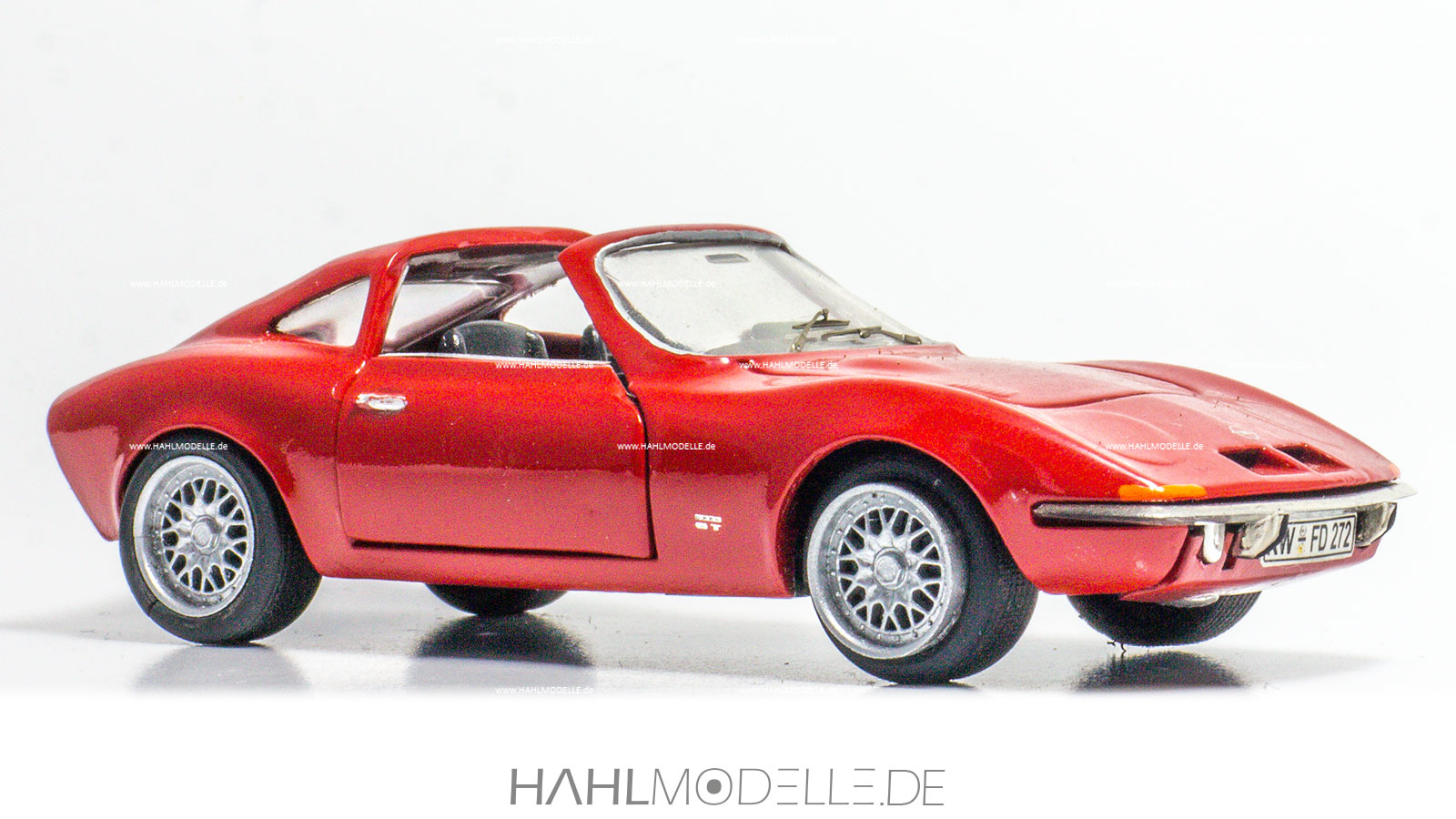 Opel GT, Targa, rot, Code-3 (Basis Vitesse), hahlmodelle.de