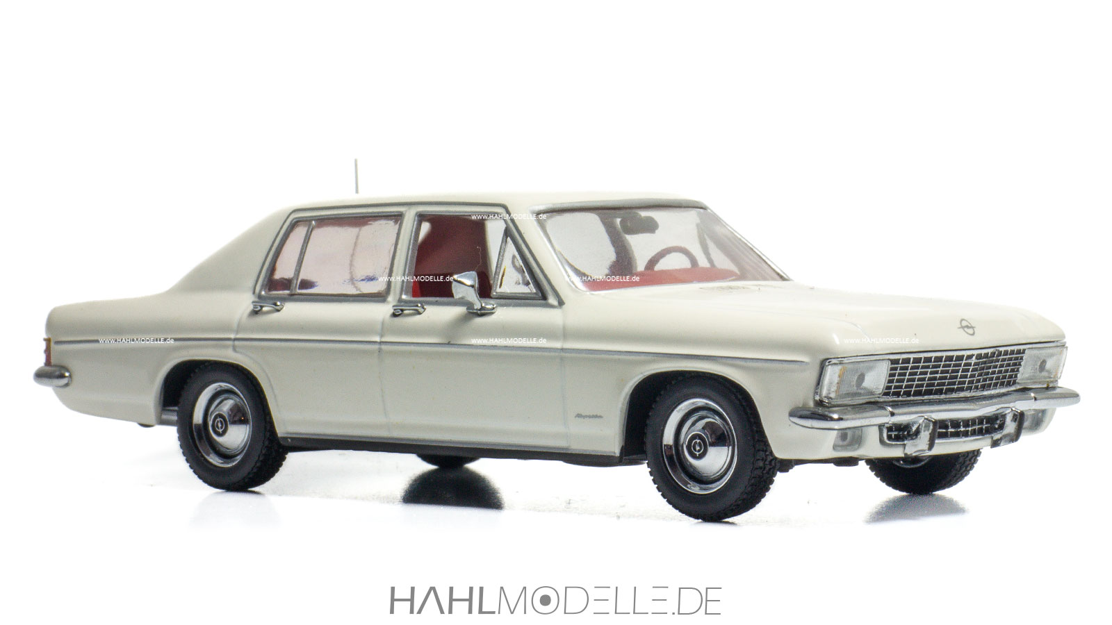 Opel Kapitän B, Limousine, weiß, Minichamps, hahlmodelle.de