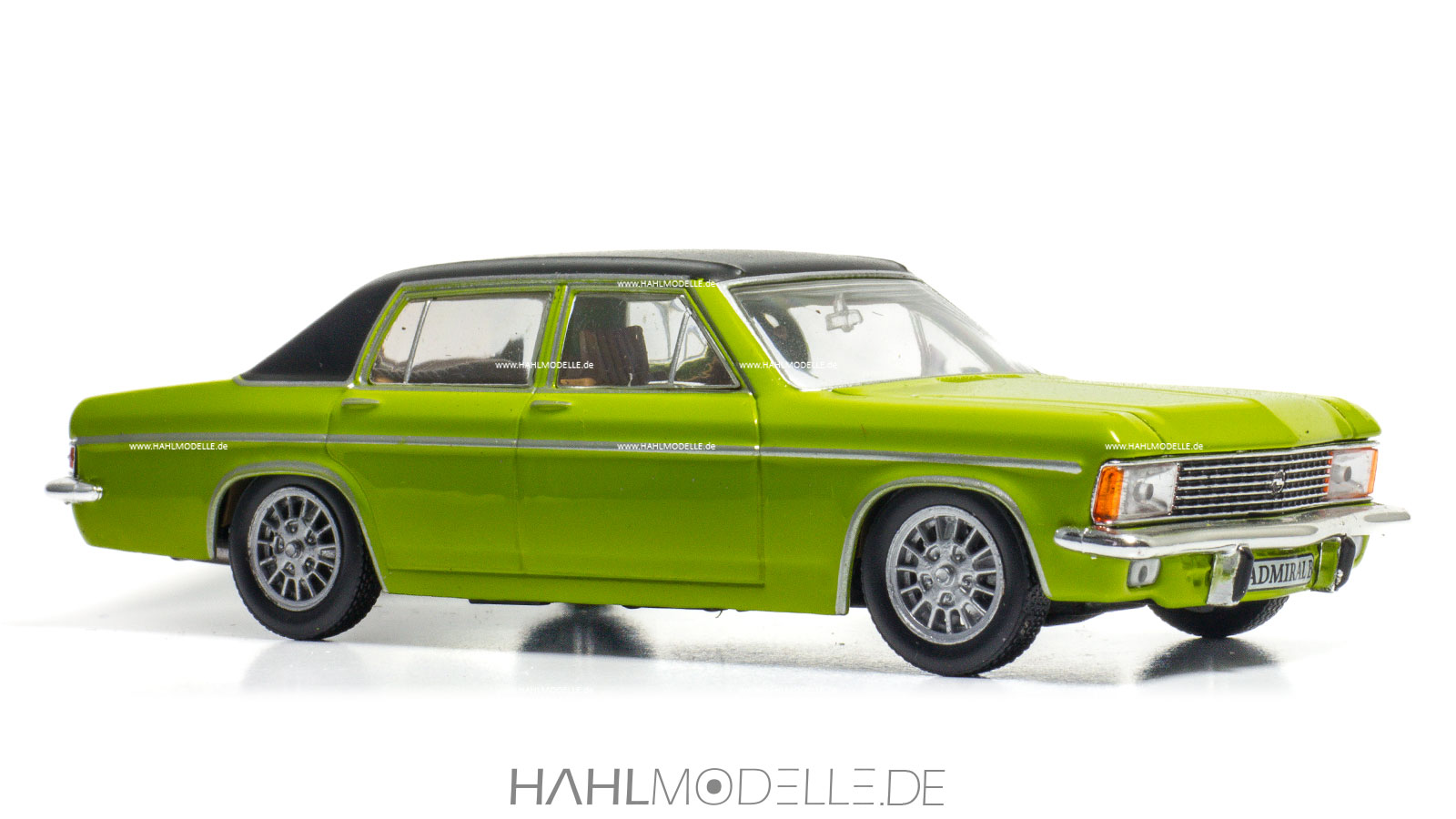 Opel Admiral B, Limousine, grün/schwarz, Ixo, hahlmodelle.de