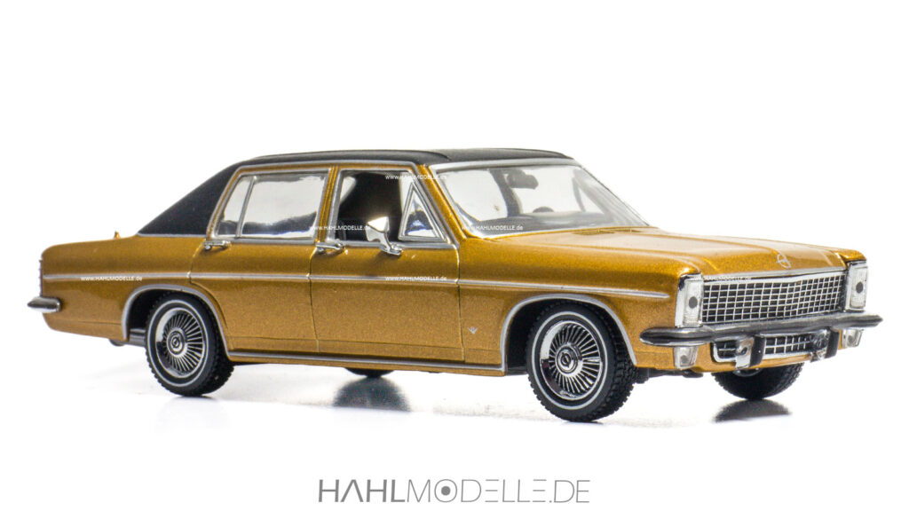 Opel Diplomat B, Limousine, gold/schwarz, Minichamps, hahlmodelle.de