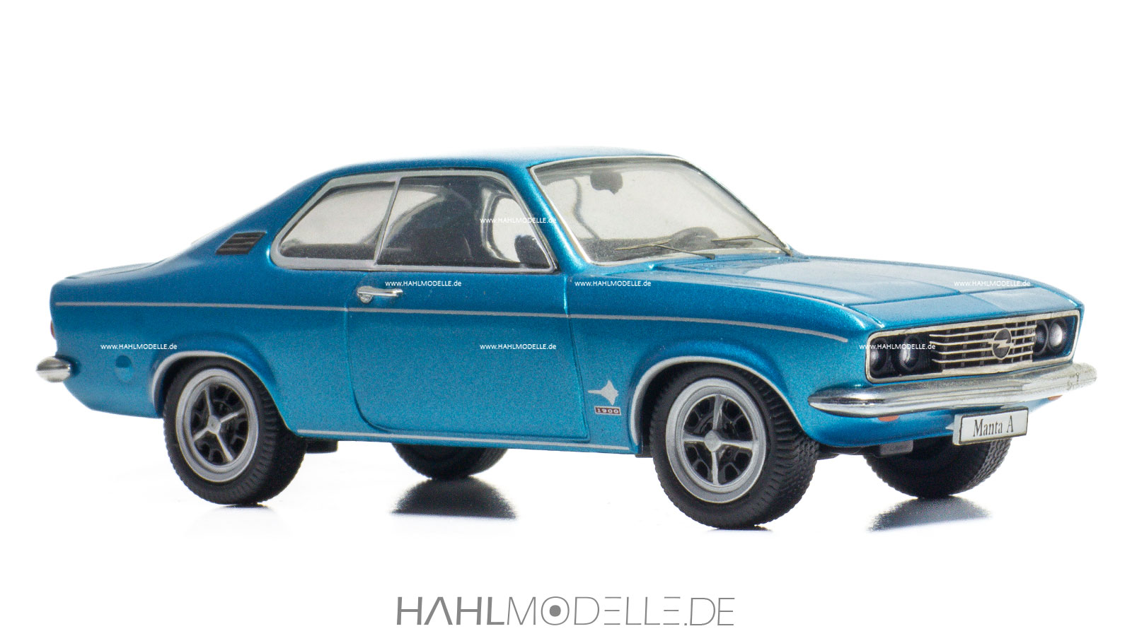 Opel Manta A, Coupé, blau, Schuco, hahlmodelle.de