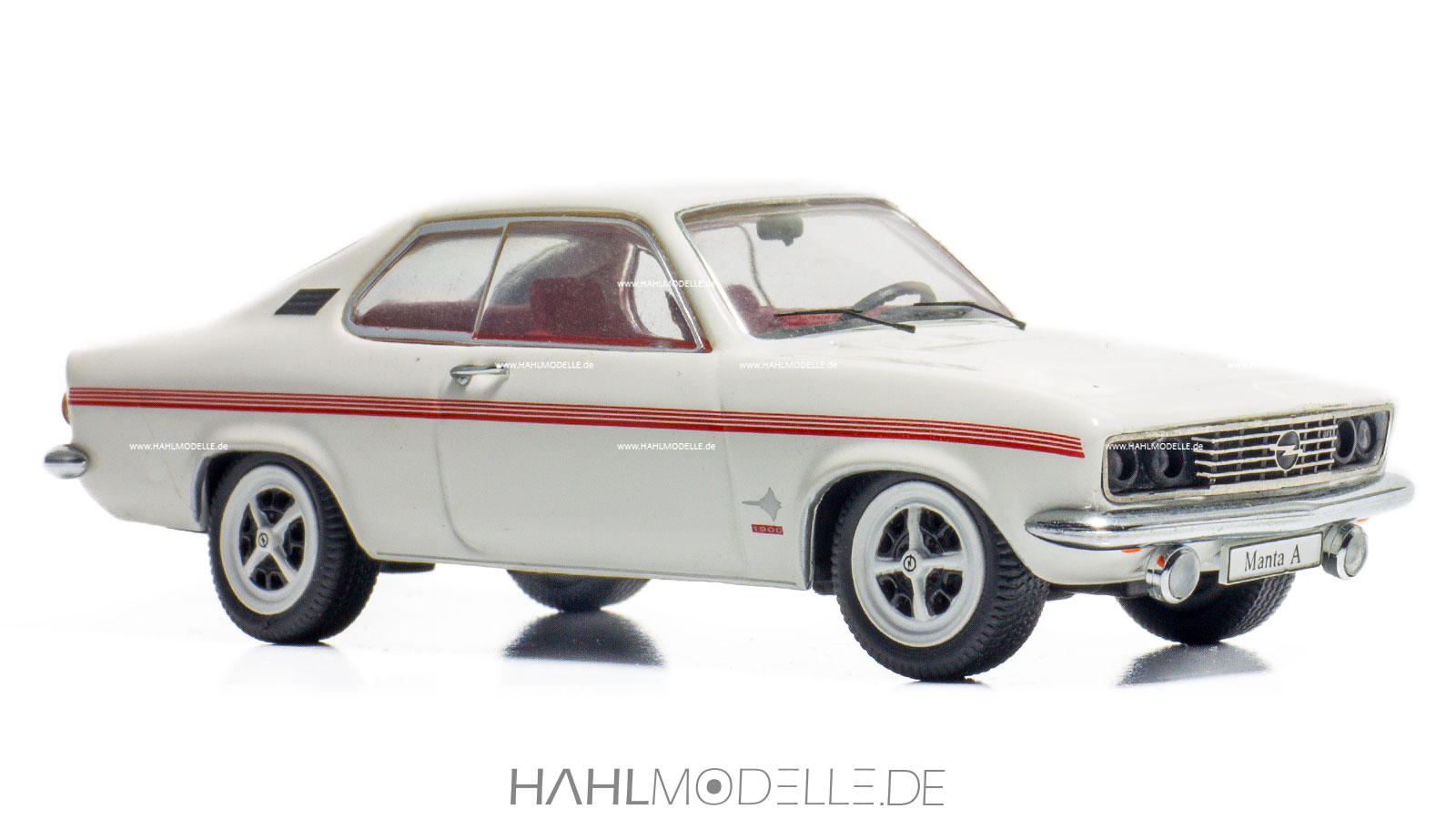 Opel Manta A, Coupé, "Swinger", weiß, Schuco, hahlmodelle.de