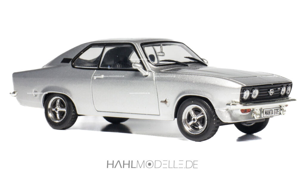 Opel Manta A, Coupé, siber, Ixo, hahlmodelle.de