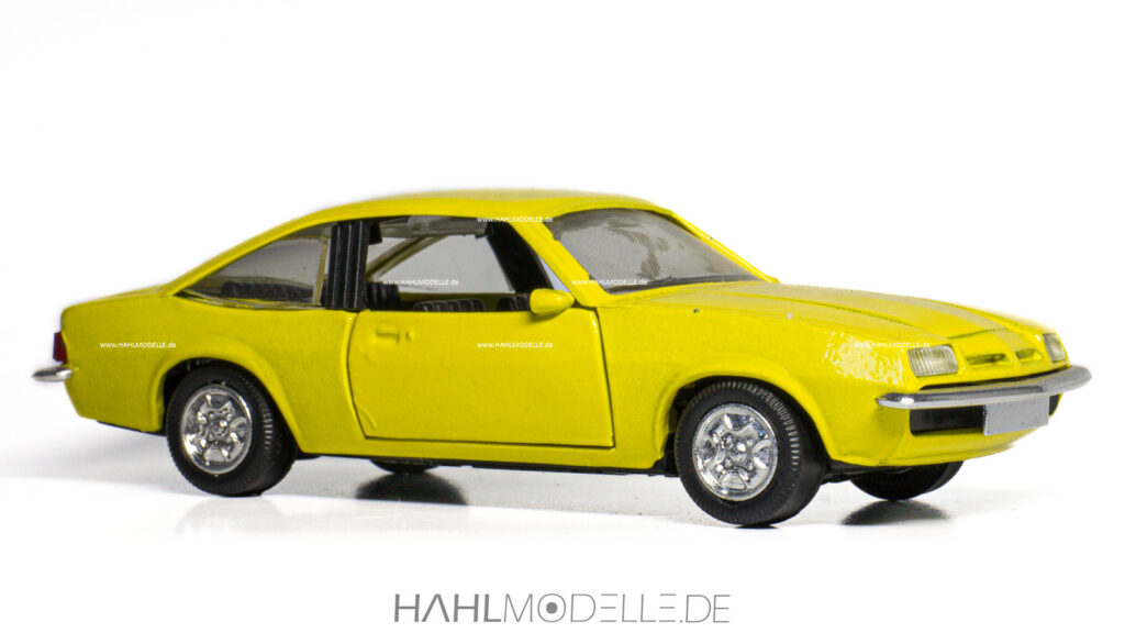 Opel Manta B, Coupé, gelb, Praliné, hahlmodelle.de