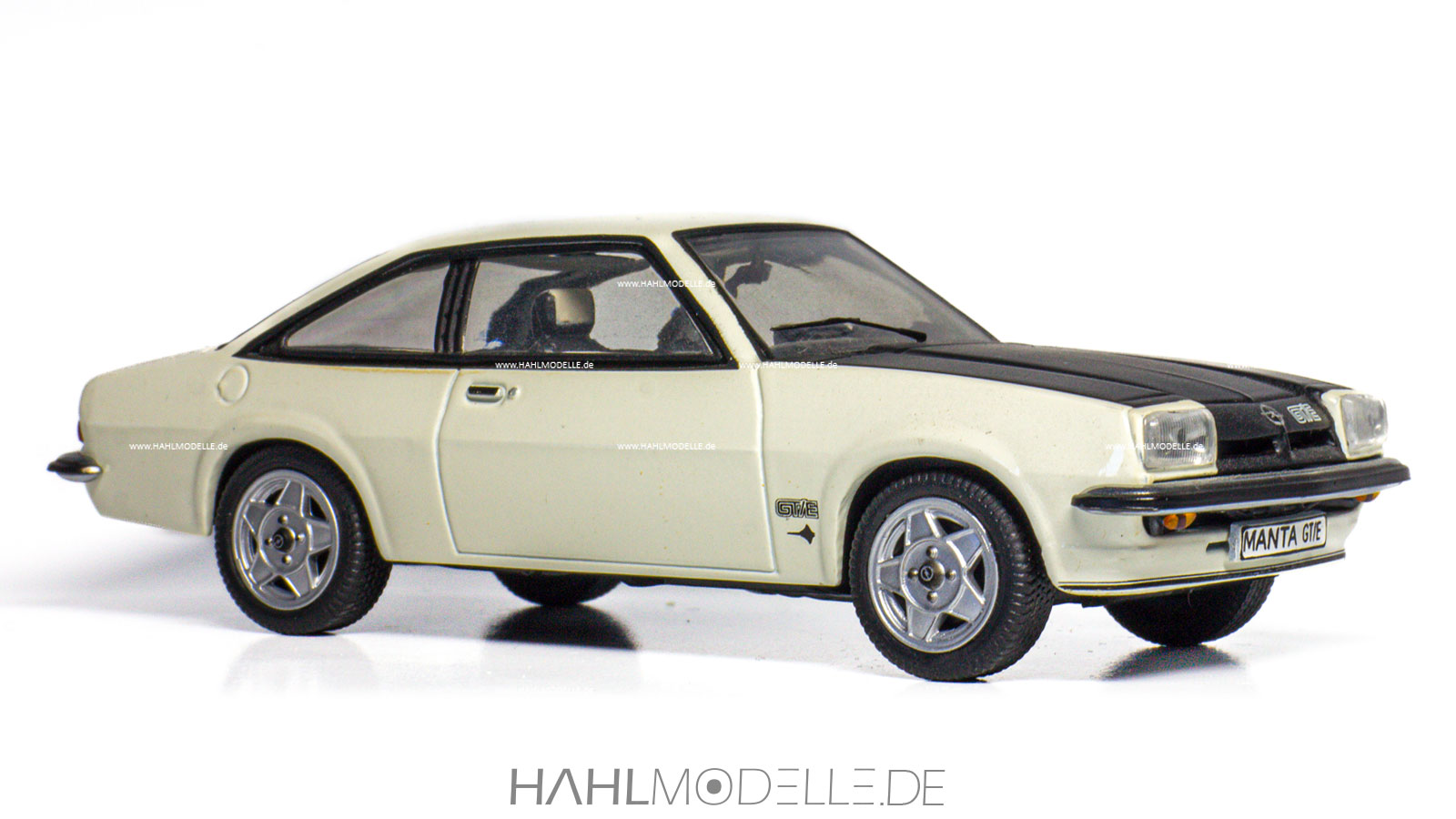 Opel Manta B GT/E, Coupé, weiß/schwarz, Schuco, hahlmodelle.de