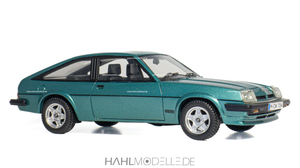 Opel Manta B CC GT/E, Coupé, türkis, Neo Scale Models, hahlmodelle.de