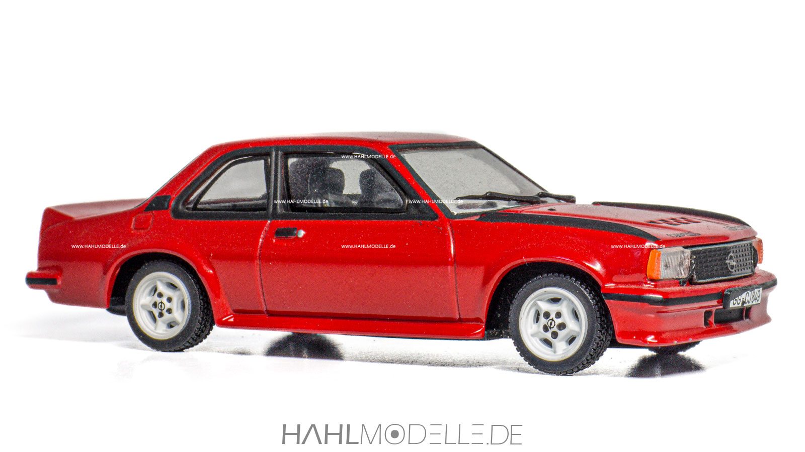 Opel Ascona B 400, Limousine, rot, Vitesse, hahlmodelle.de