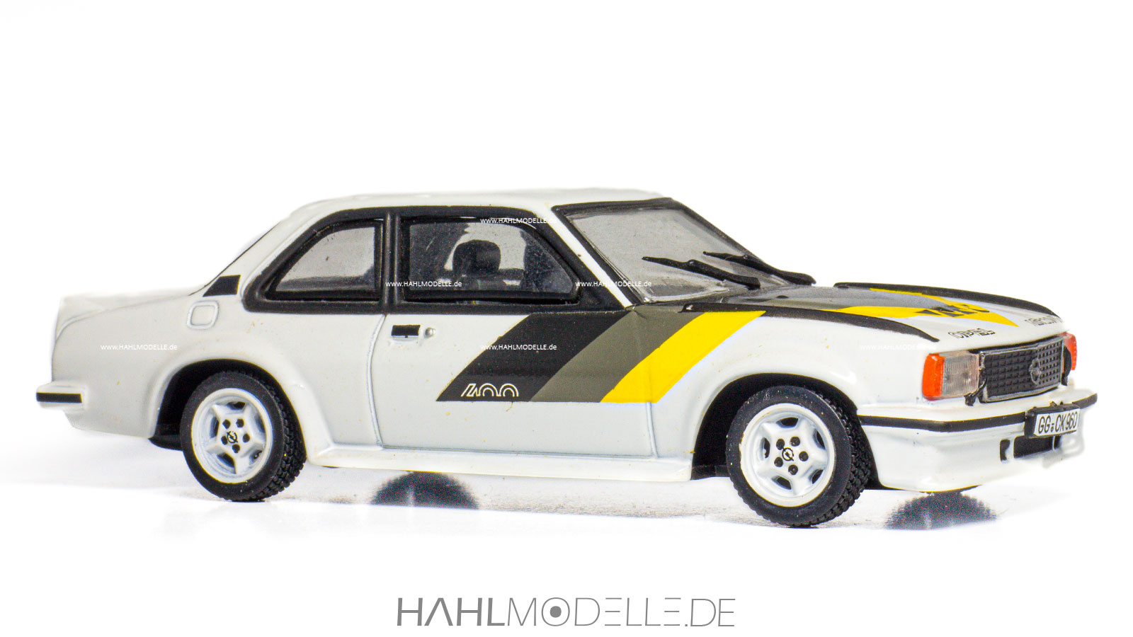 Opel Ascona B 400, Limousine, weiß, Vitesse, hahlmodelle.de