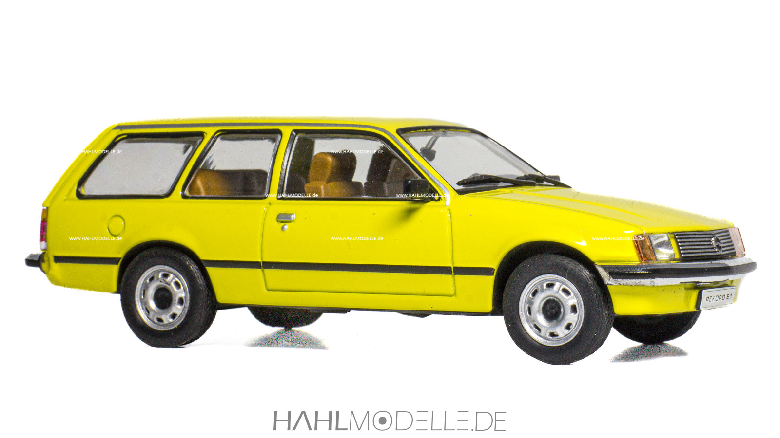 Opel Rekord E1, CarAVan, Kombi, gelb, Ixo, hahlmodelle.de