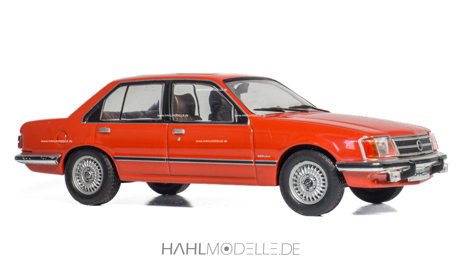 Opel Commodore C, Limousine, orange, Ixo, hahlmodelle.de