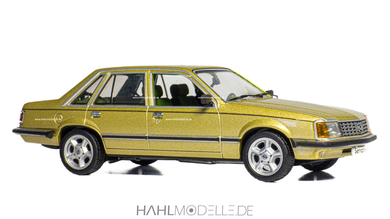 Opel Senator A1, Limousine, gold, Schuco, hahlmodelle.de