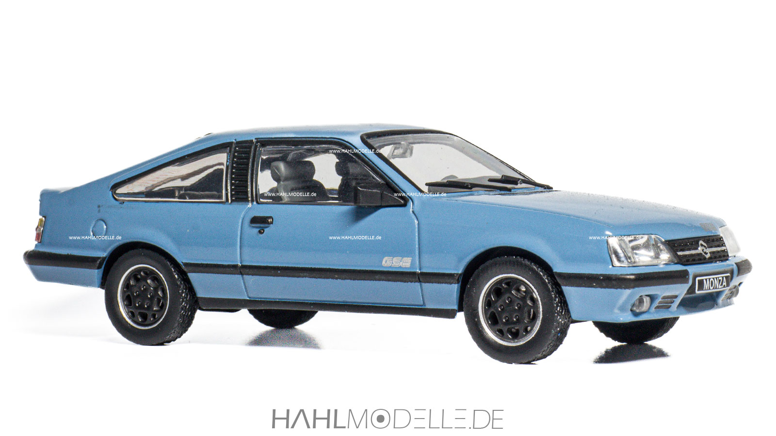 Opel Monza A2, Coupé, blau, Ixo, hahlmodelle.de