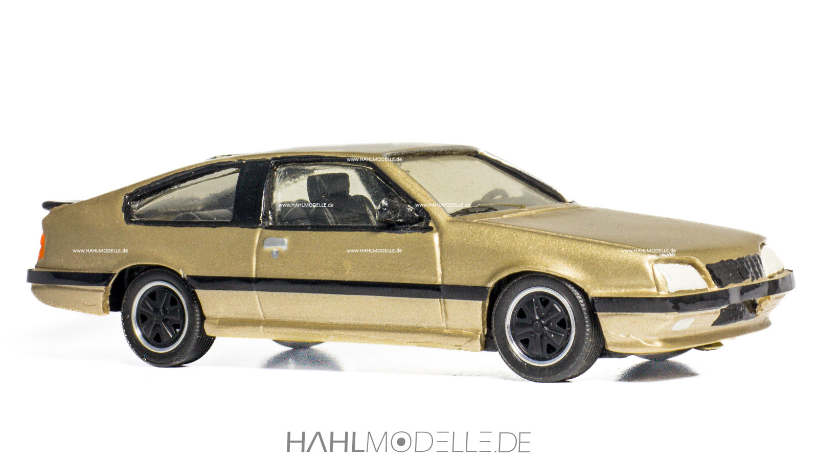 Opel Monza A2, Coupé, gold, HJS, hahlmodelle.de