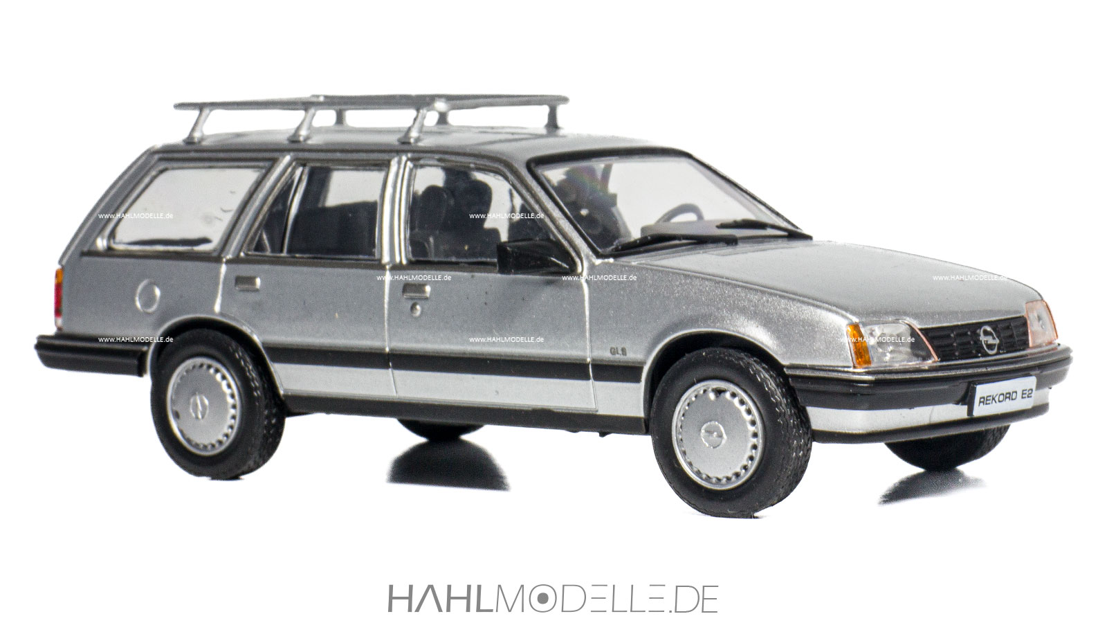 Opel Rekord E2, CarAVan, Kombi, silber, Ixo, hahlmodelle.de