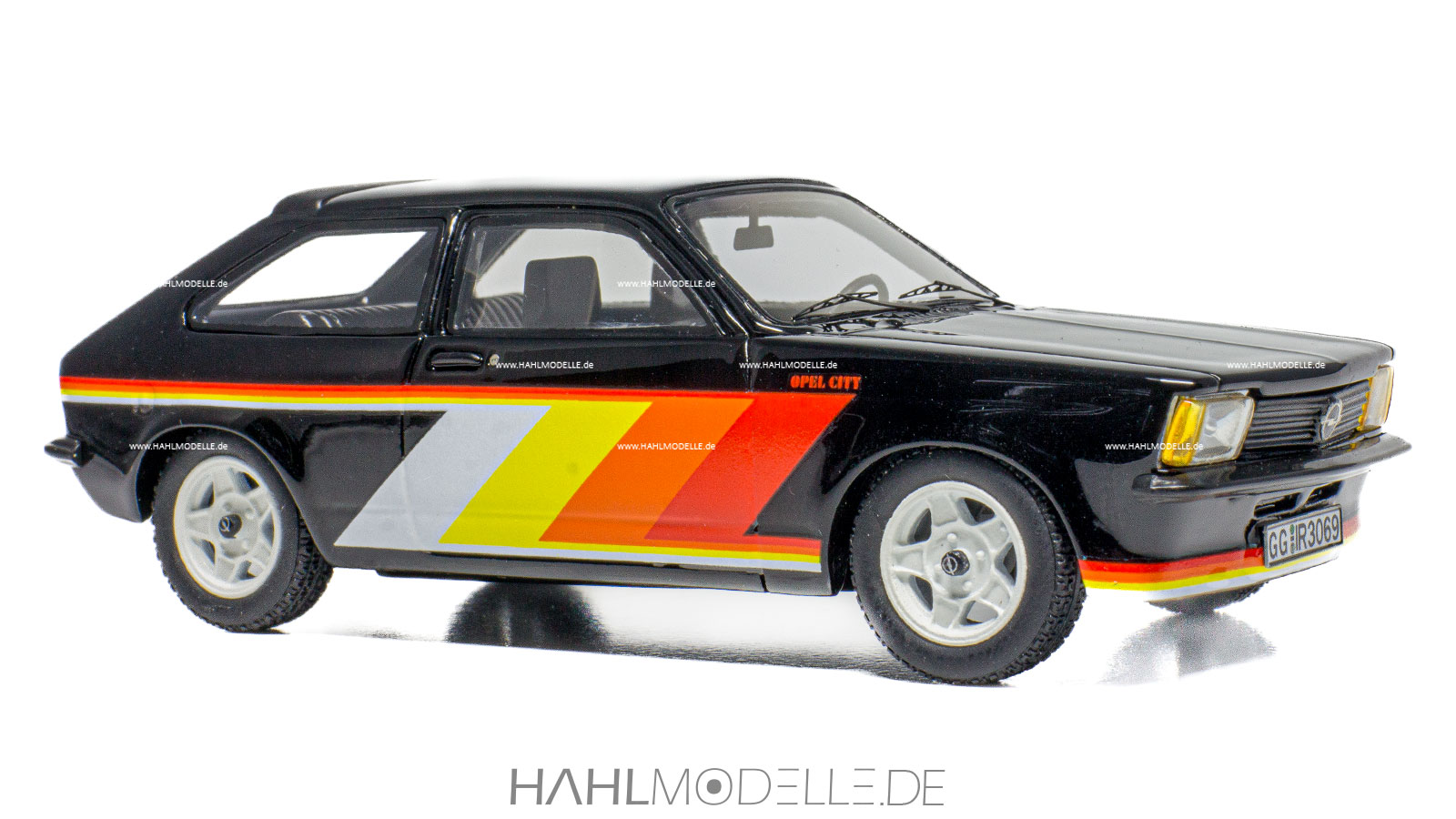 Opel Kadett C2 City, Limousine, schwarz, Neo Scale Models, hahlmodelle.de