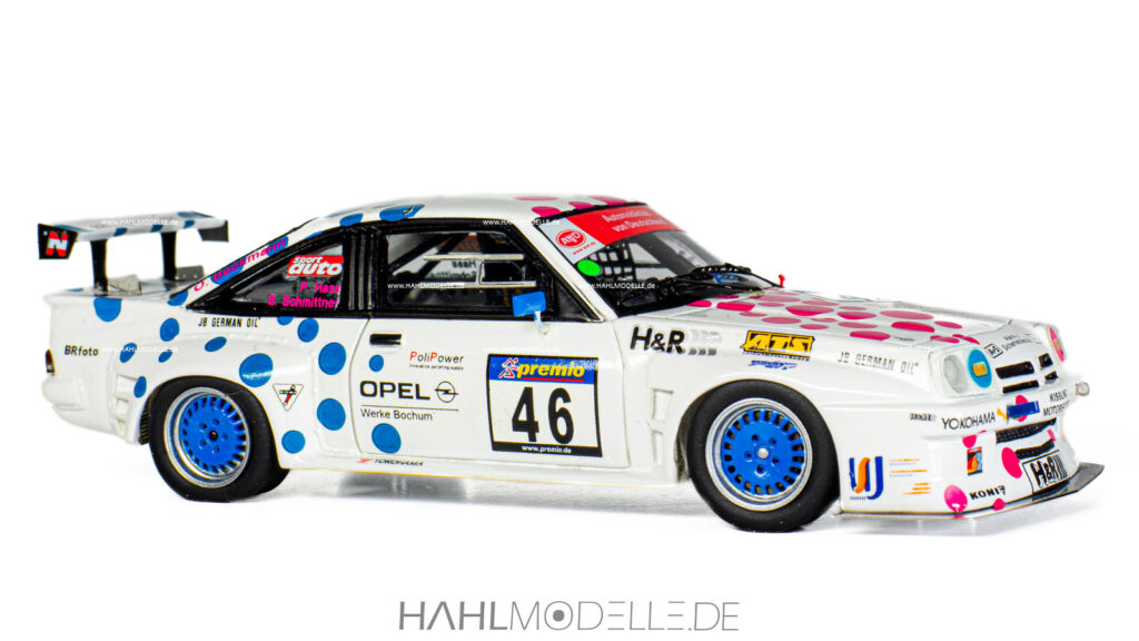 Opel Manta B, VLN Kissling Motorsport, Coupé, pink, Minichamps, hahlmodelle.de