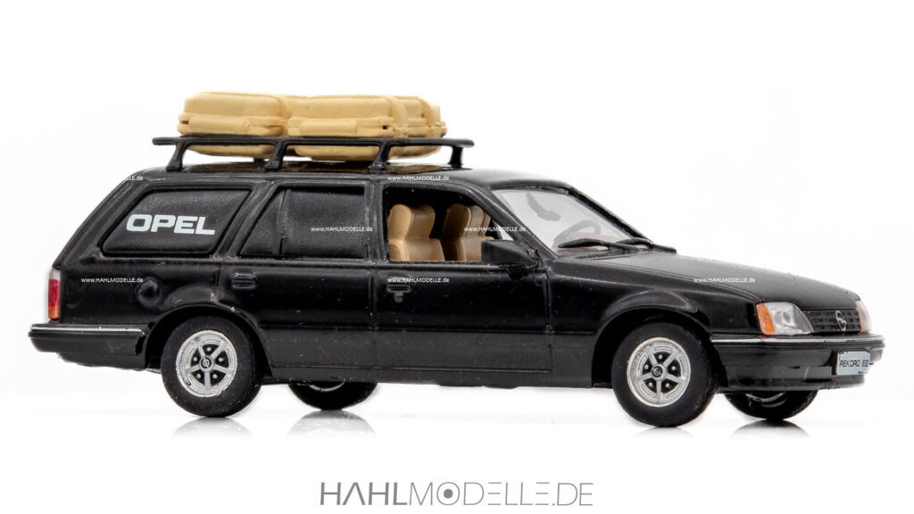 Opel Rekord E2, CarAVan, Kombi, schwarz, Code-3 (Basis: Ixo), hahlmodelle.de