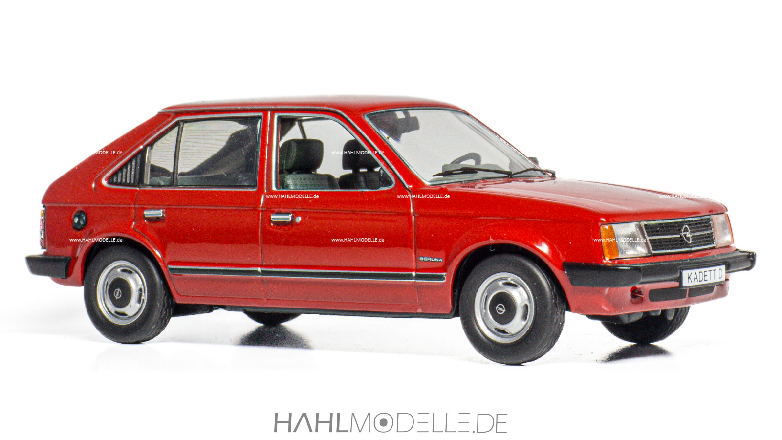 Opel Kadett D, Limousine, rot, Schuco, hahlmodelle.de