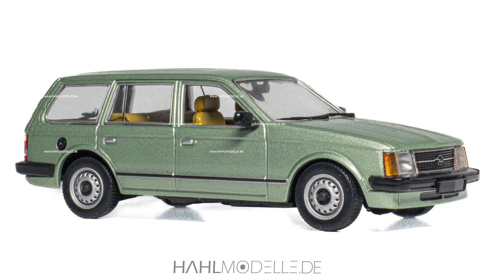 Opel Kadett D CarAVan, Kombi, grün, Minichamps, hahlmodelle.de