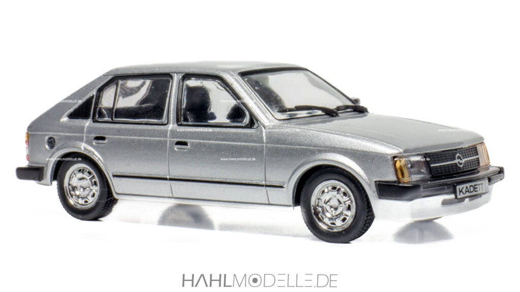 Opel Kadett D, Limousine, silber, Ixo, hahlmodelle.de