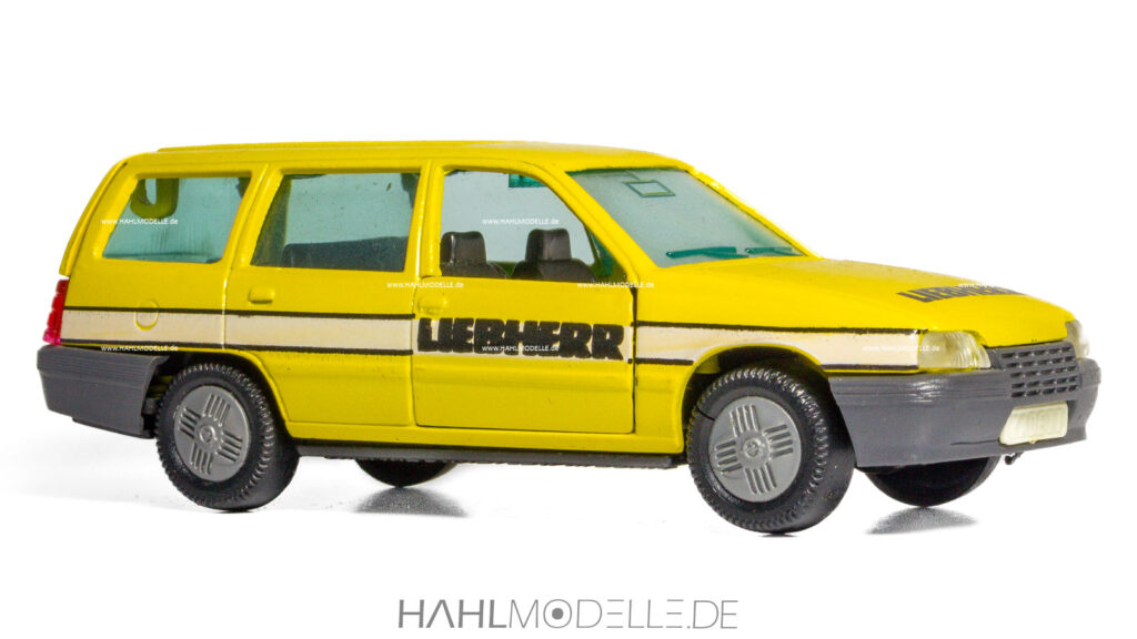 Opel Kadett E, Caravan, Kombi, gelb/weiß, Gama, hahlmodelle.de