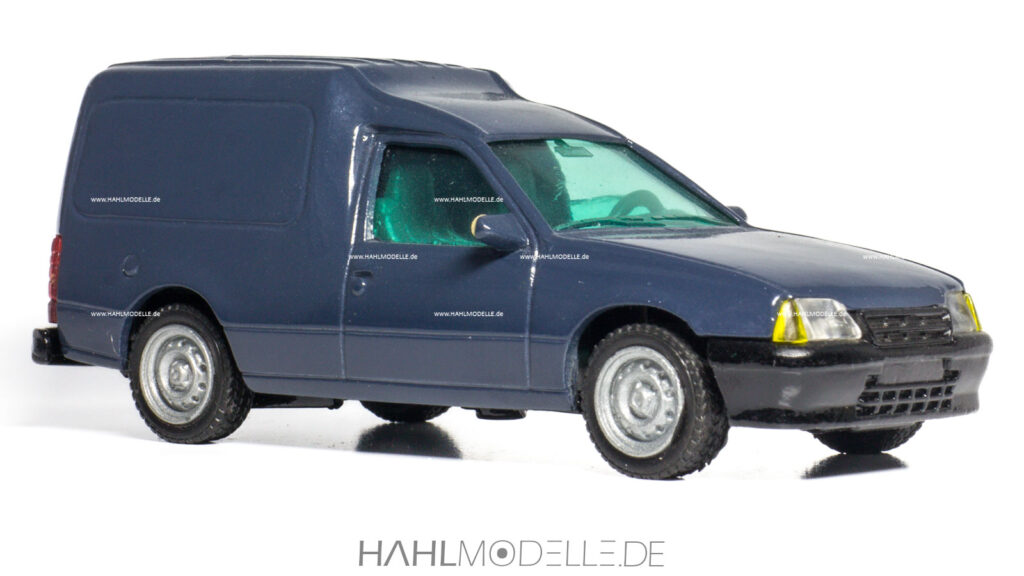 Opel Combo A (Basis: Opel Kadett E), Kastenwagen, blau, Doorkey, hahlmodelle.de