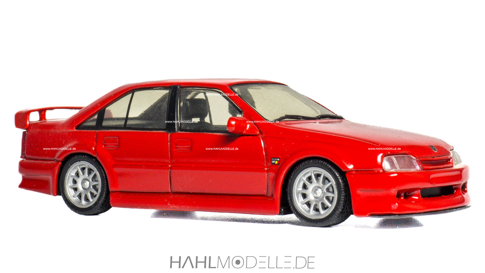 Opel Omega A Evolution 500, Limousine, rot, Pauls Model Art / Minichamps, hahlmodelle.de