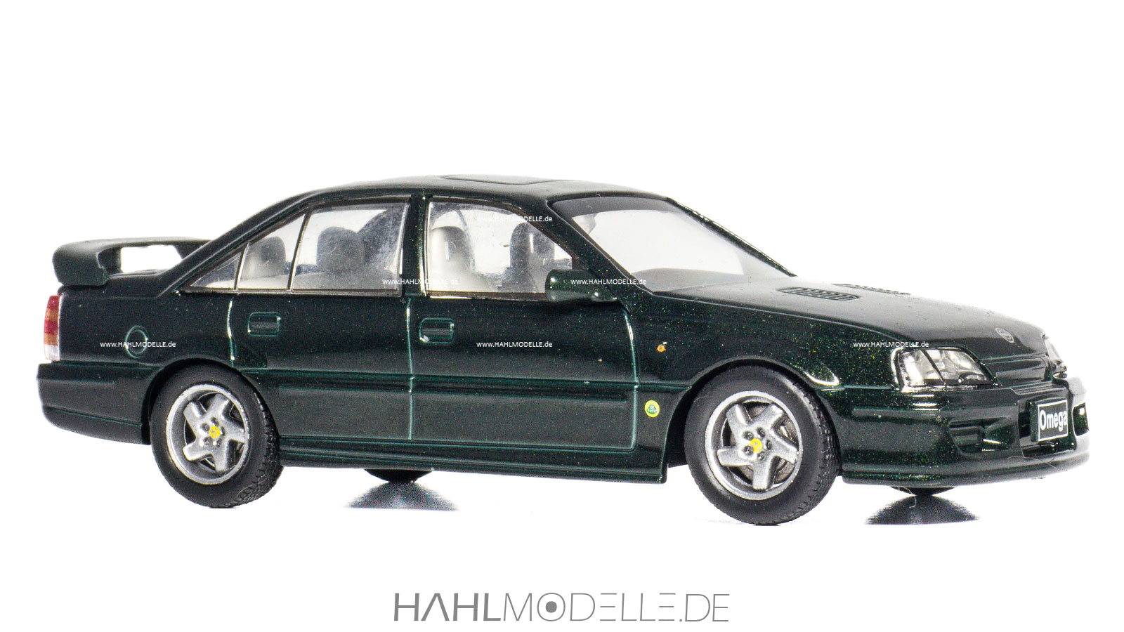 Opel Lotus Omega, Limousine, grün, Ixo, hahlmodelle.de