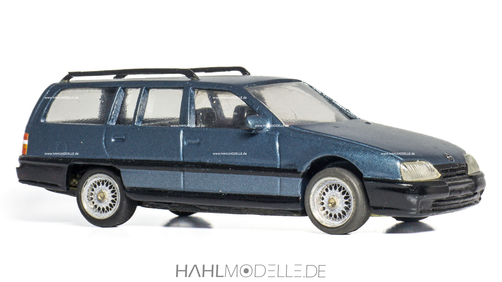 Opel Omega A CarAVan, Kombi, blau, BS-Design, hahlmodelle.de